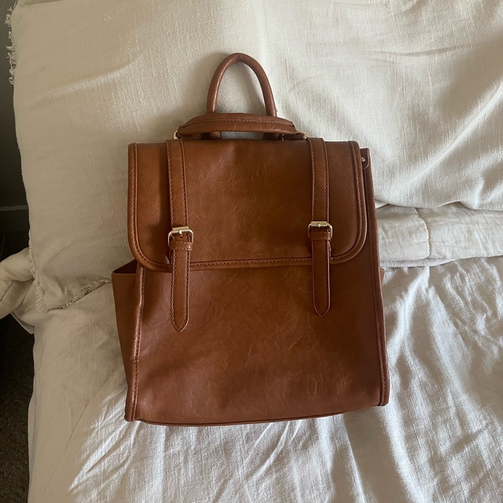 Brand new pleather backpack! 🎒